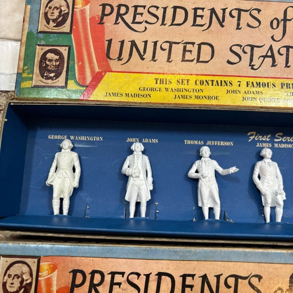 Vintage Louis Marx & Co Presidents of the US Series 1, 3, and 4_10